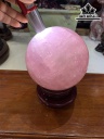 Bi Cầu Đá Thạch Anh Hồng 3,9kg