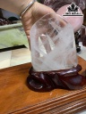 Khối Đá Cảnh Đá Thạch Anh Trắng Cao 20,6 Ngang 19 Sâu 8 (cm) 1,25kg