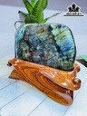 Tác Phẩm Đá Xà Cừ (Labradorite) Cao 18 Ngang 17 (cm) 2,9kg