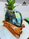 Tác Phẩm Đá Xà Cừ (Labradorite) Cao 18 Ngang 17 (cm) 2,9kg