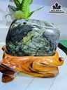 Tác Phẩm Đá Xà Cừ (Labradorite) Cao 18 Ngang 17 (cm) 2,9kg