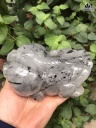 Tỳ Hưu Đá Thạch Anh Tóc Đen Cao 6,9 Ngang 13,2 Sâu 9,5 (cm) 1,25kg
