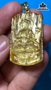 Mặt Dây Chuyền Thiên Thủ Thiên Nhãn Đá Thạch Anh Tóc Vàng Bã Mía Cao 41,9 Ngang 25 Sâu 9,8 (mm) 19,3g
