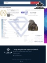 Tác Phẩm Phật Niết Bàn Đá Thạch Anh Tóc Vàng Cao 13,2 Ngang 11,1 Sâu 6,9 (cm) 0,9kg