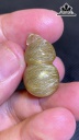 Mặt Dây Chuyền Hồ Lô Đá Thạch Anh Tóc Vàng Cao 26 Ngang 16 Sâu 13,6 (mm) 7,1g