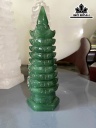 Tháp Văn Xương Đá Thạch Anh Xanh Cao 12,6 (cm)