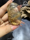 Mặt Dây Chuyền Phật Đá Thạch Anh Tóc Vàng Cao 58,4 Ngang 33,2 Sâu 10,5 (mm)