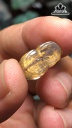 Mặt Dây Chuyền Tỳ Hưu Đá Thạch Anh Tóc Nâu Cao 16,5 Ngang 9,4 Sâu 7,7 (mm) 2g