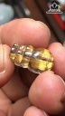 Mặt Dây Chuyền Tỳ Hưu Đá Thạch Anh Tóc Nâu Cao 16,5 Ngang 9,4 Sâu 7,7 (mm) 2g