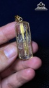 Mặt Dây Chuyền Quan Âm Đá Thạch Anh Tóc Vàng Cao 42 Ngang 16 Sâu 7,3 (mm) 10g