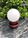 Bi Cầu Đá Thạch Anh Trắng Đường Kính Hạt 9 (cm) 1kg