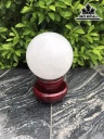 Bi Cầu Đá Thạch Anh Trắng Đường Kính Hạt 9 (cm) 1kg