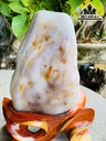 Tác Phẩm Đá Mã Não Cao 29 (cm) 2,8kg