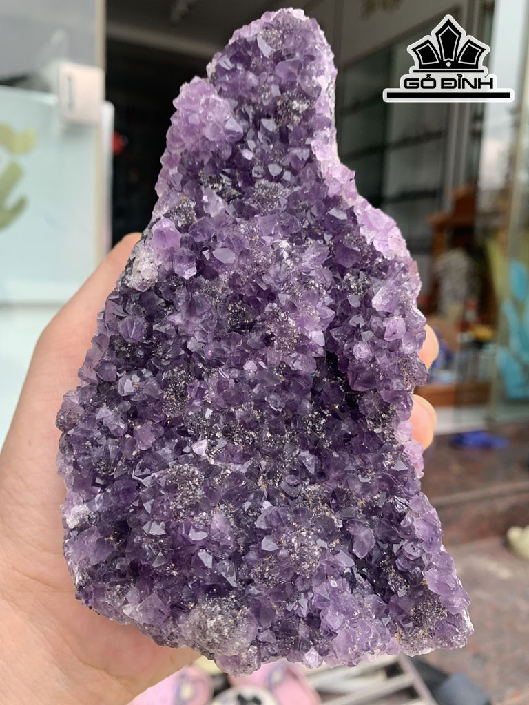 Tinh Thể Đá Thạch Anh Tím 0,846kg