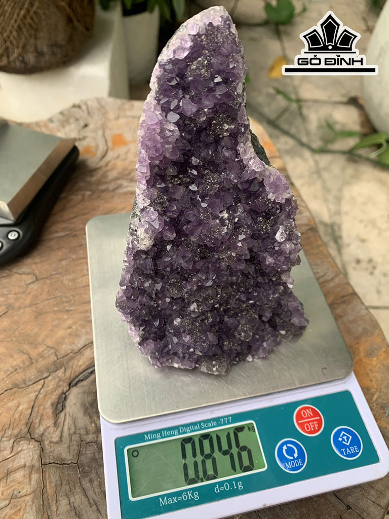Tinh Thể Đá Thạch Anh Tím 0,846kg
