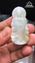 Mặt Dây Chuyền Quan Âm Đá Cẩm Thạch Cao 49,4 Ngang 25,2 Sâu 7,4 (mm) 17g