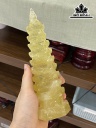 Bảo Tháp Đá Thạch Anh Vàng Cao 18 (cm)