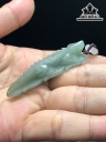 Mặt Dây Chuyền Kỳ Nhông Đá Cẩm Thạch Cao 61,6 Ngang 20 Sâu 12,6 (mm) 18,9g