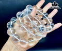 Vòng Tay Đá Thạch Anh Trắng 11 Viên Đường Kính 21,6 (mm)