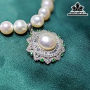 Dây Chuyền Ngọc Trai Oval Size 8 - 9 Li