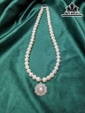 Dây Chuyền Ngọc Trai Oval Size 8 - 9 Li