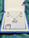 Set 3 Món Dây Chuyền Ngọc Trai Tròn Size 8 Li