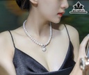 Set 3 Món Ngọc Trai Oval Size 8-9 li