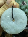 Mặt Dây Chuyền Đá Cẩm Thạch Cao 51,6 Ngang 50,9 Sâu 12,7 (mm) 73,8g