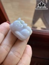 Mặt Dây Chuyền Hồ Ly Đá Cẩm Thạch Cao 29,2 Ngang 23,1 Sâu 12,7 (mm) 18,9g