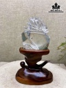 Tác Phẩm Hồ Ly Đá Thạch Anh Ưu Linh Cao 98,8 Ngang 71 Sâu 37,6 (mm) 282,9g