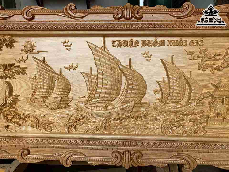 Tranh-Thuan-Buom-Xuoi-Gio-Go-Dep