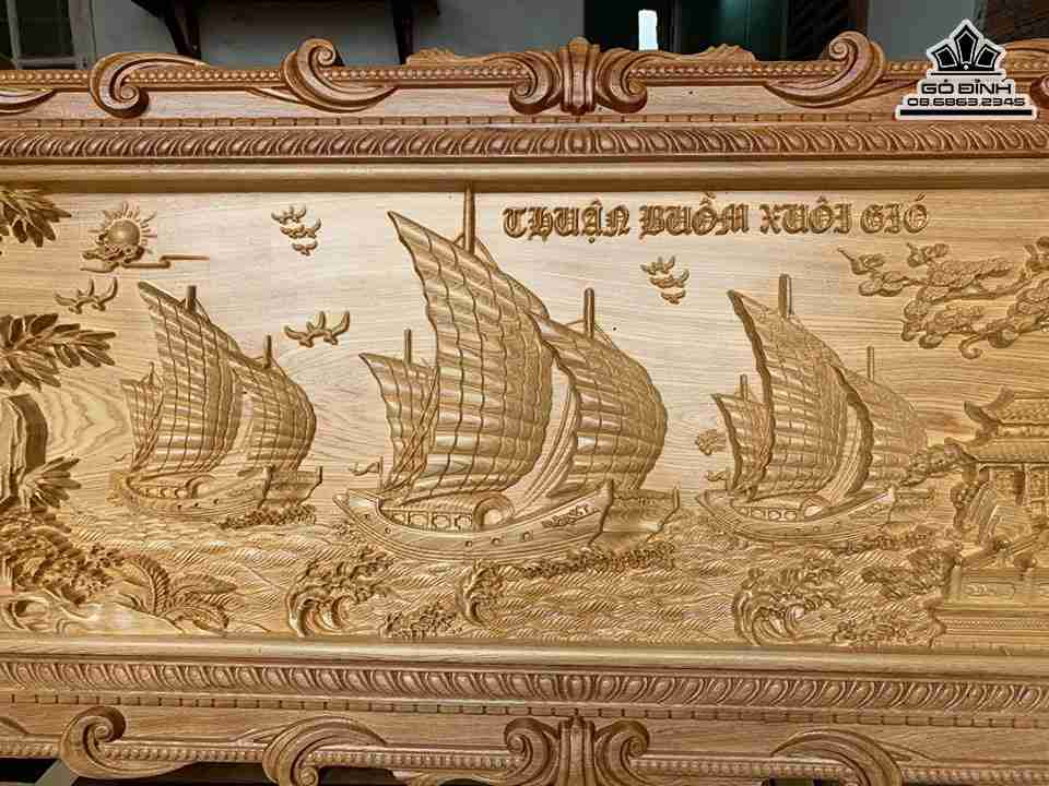 Tranh-Go-Thuan-Buom-Xuoi-Gio