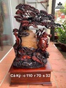 Tượng Phật Di Lặc Đứng Gố Tùng Gỗ Trắc Đỏ Đen  Cao 110 Ngang 70 Sâu 32 (cm)