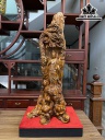 Tượng Phật Bà Quan Âm Gỗ Sưa Cao 106 Ngang 45 Sâu 45 (cm)