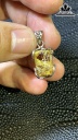 Mặt Dây Chuyền Đá Thạch Anh Tóc Vàng Cao 16 Ngang 12 Sâu 6 (mm) 2,3gr