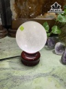 Bi Cầu Đá Thạch Anh Trắng Đường Kính Hạt 11,2 (cm) 2,1kg