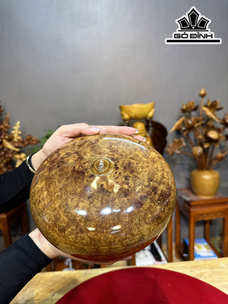 Bình Phú Quý Gỗ Nu Hương Cao 10 Đường Kính 19 (cm)