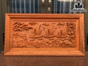 Tranh Thuận Buồm Xuôi Gió Gỗ Hương Kích Thước 67x127x5 (cm)