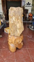 Tác Phẩm Gỗ Hóa Thạch Vàng Cao 120 Ngang 38 (cm) 135kg
