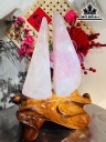 Tác Phẩm Đá Thạch Anh Hồng Cao 28 Ngang 19 (cm) 3,5kg