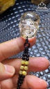Mặt Dây Chuyền Heo Đá Thạch Anh Tóc Nâu Cao 33,6 Ngang 24,3 Sâu 19,9 (mm) 23,3g