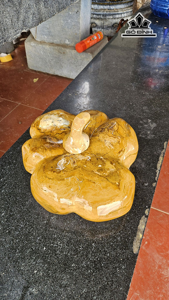 Trái Bí Ngô Đá Canxedon Vàng Cao 28 Ngang 33 (cm) 12,5kg