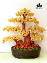 Tác Phẩm Cây Tài Lộc Đá Thạch Anh Vàng Cao 52 Ngang 52 (cm) 5,8kg