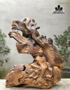 Tượng Phật Bà Quan Âm Gỗ Bách Xanh Cao 92 Ngang 72 Sâu 38 (cm)