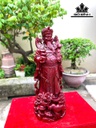 Tượng Thần Tài Gỗ Tử Đàn Cao 58 Ngang 23 Sâu 20 (cm)