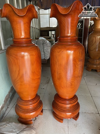 Lục Bình Gỗ Hương Cao 160 Đường Kính 48 (cm)