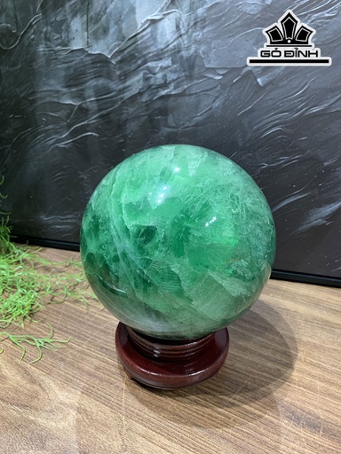 Bi Cầu Đá Flourite Đường Kính Hạt 16,3 (cm) 7,5kg