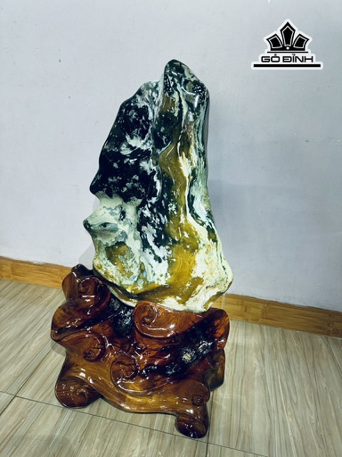 Tác Phẩm Đá Canxedon Xanh Cao 82 Ngang 38 (cm) 52kg