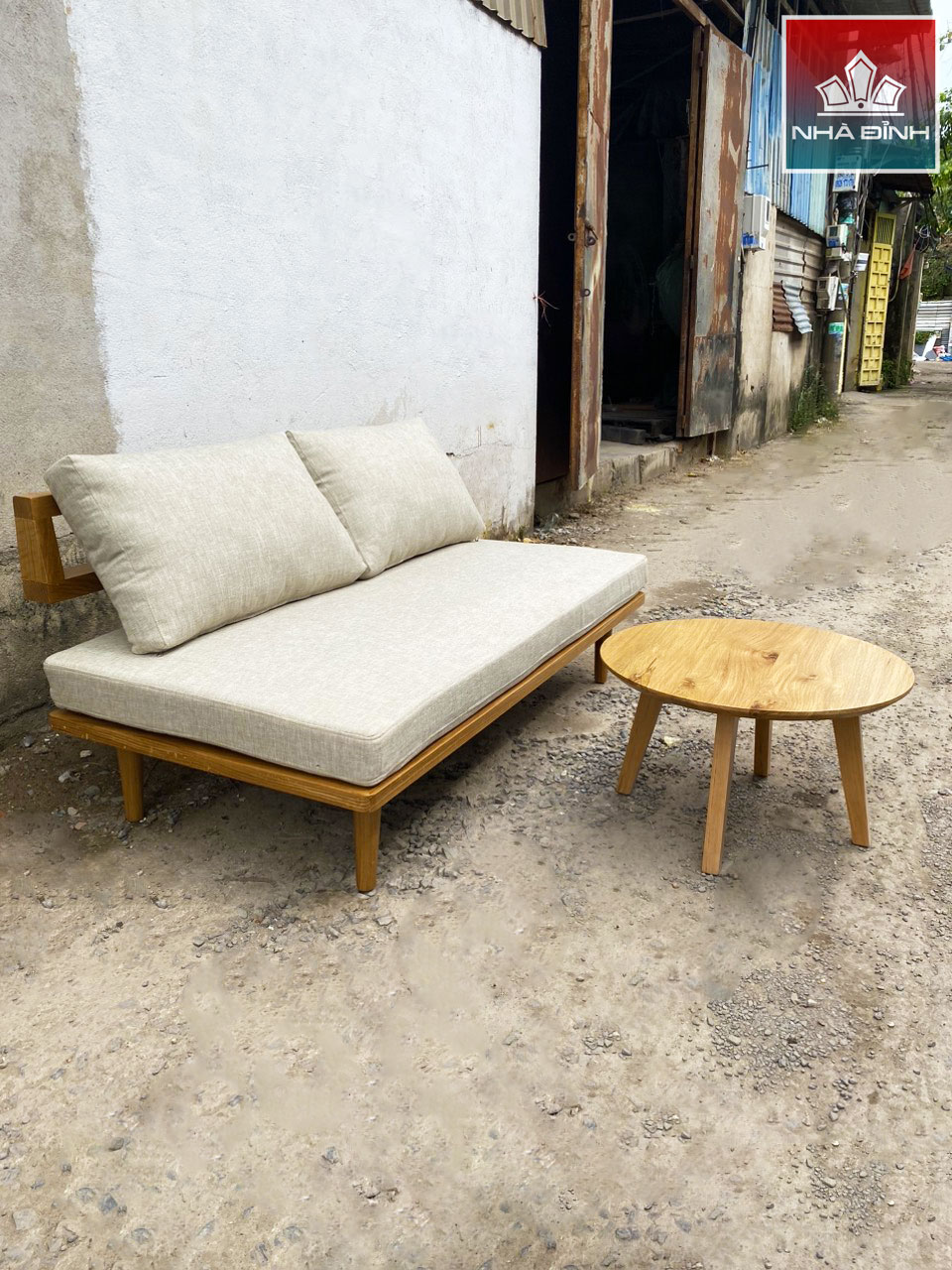 Ghế sofa gỗ Tần Bì đẹp tự nhiên, tinh tế