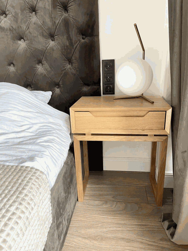 Tủ đầu giường gỗ Sồi đa dạng mẫu mã